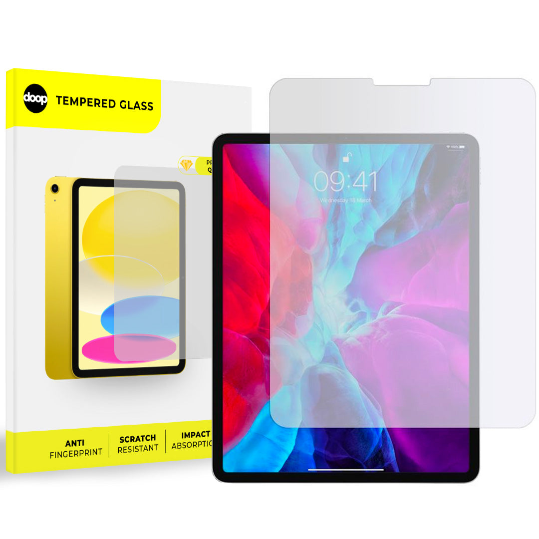VERRE TREMPE DOOP GLASS PRO+ IPAD AIR 10.9 4 / 5 / 6 / 2020-2024 TRANSPARENT