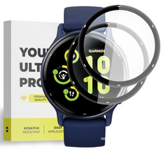 VERRE TREMPÉ POUR GARMIN VIVOACTIVE 5 DOOP HYBRID GLASS NOIR