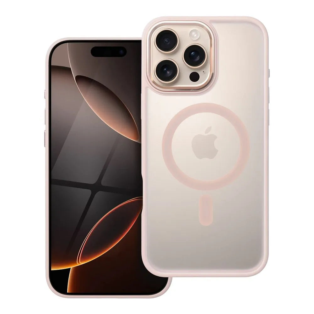 COQUE POUR IPHONE 16 PRO MAX HEYCASE MAG MAGSAFE MATTE ROSE